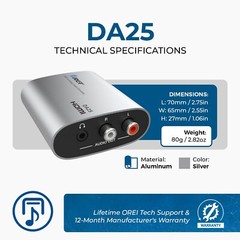 HDMI (EARC/ARC) To Analog Audio Converter Over RCA (DA25)