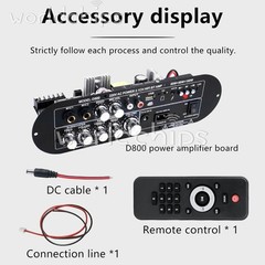 D800 Bluetooth 5.0 Digital Amplifier Board 2.1 Channel 50W*2+100W High Power Out