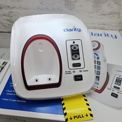 Clarity XLC2+ Cordless Phone Big Buttons Dect 6.0 Loud Speaker Talking Caller ID