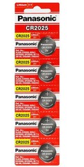 LOT 10-100 Panasonic LITHIUM BATTERY 3V CR2025 2025 BR2025 DL2025 Button Cell