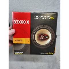 Bravox B3X60 X Triaxial 6″ 6.5″ Car Speakers 100W Max 50W RMS 4 Ohm Pair Brazil