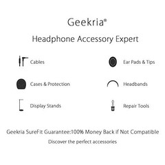 Geekria Flex Fabric Headband Cover Compatible with Sony MDRV6/ V600/ V900/ MV…