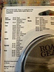 Road Gear 4 Inch 40 Watts MIP Dual Cone Speaker