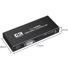 1X2 1X4 1X3 2X1 3×1 4X1 2×2 HDMI DVI Multi Video Controller Processor Splicer s