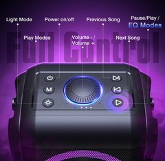 W-KING T9-2 Party Loudest Portable Bluetooth Speaker Wireless Boom Box 180W Max
