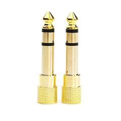 6.3mm 1/4″ Male plug to 3.5mm 1/8″ Female Jack Stereo Headphone Audio Adapter