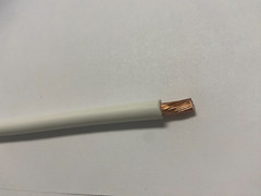6 GAUGE GXL AUTOMOTIVE HIGH TEMP COPPER WIRE WHITE – 25 FEET