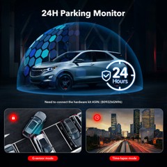 REDTIGER 4K Dash Cam Front and Rear Dual Dash Camera WIFI&GPS With 32GB SD Card