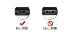 Mini-USB To RCA Composite Video Audio Adapter Cable For Camera USB TV Sticks