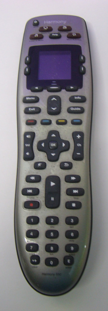 Logitech 915-000159 Harmony 650 Universal Color Screen Remote – Silver – Tested!