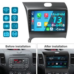 9in Android 13 For KIA Cerato K3 Forte 2013-2016 Car Radio Stereo 2 Din WiFi GPS