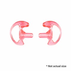 3.5mm Listen-Only Acoustic Earpiece w/ Ear Mold for Motorola/Kenwood Speaker Mic