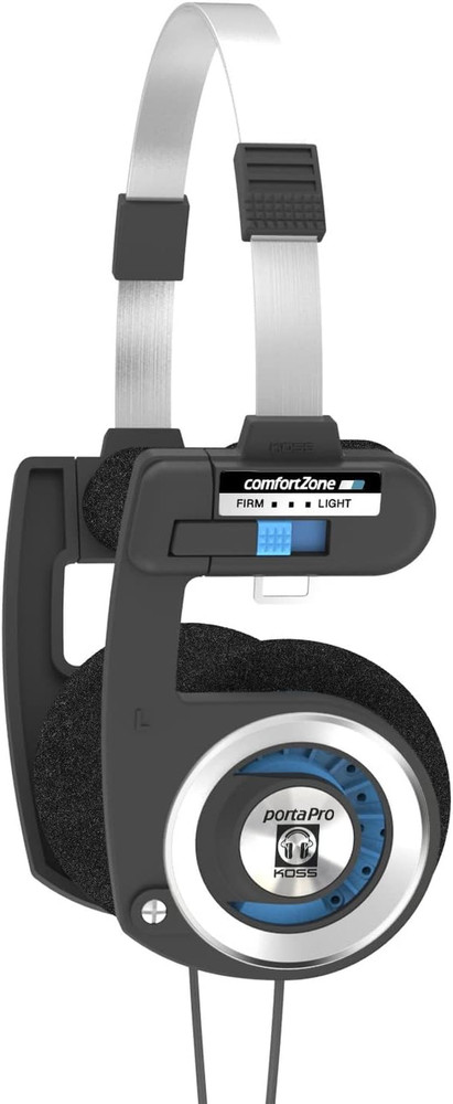 Koss Porta Pro Classic On-Ear Headphones, Retro Style, 3.5Mm Wired Plug, Durable
