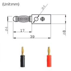 40Pcs Gold Plated 4mm Banana Plugs Audio Jack Speaker Wire Cable Screw Connector