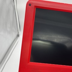 Sylvania SDVD9020C Red Portable DVD Player Swivel Screen With Remote