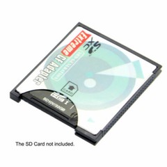 Standard SD SDHC SDXC To CF Compact Flash Memory Card Adapter Reader for Laptop