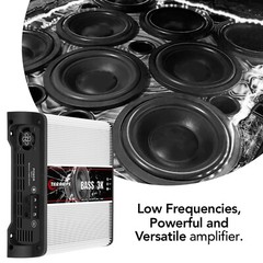 Taramps Bass 3K Amplifier 3000W 1 Ohm HD Power Compact Car Amp