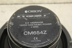 ORION 6.5 inch midrange CM654Z 1200 watt 400ohm audi speaker set