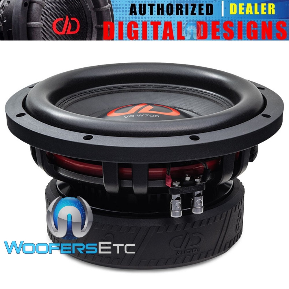 OPEN BOX DD AUDIO VO-W712-D2 12″ 1200W RMS DUAL 2-OHM PRO AUDIO MID-WOOFER