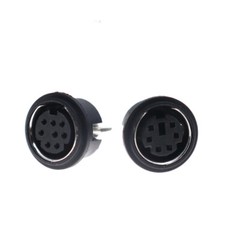 6Pin 8Pin Mini DIN Female Socket Adapter PS2 Jack Terminal PCB PC Computer Plug