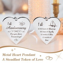 HELORAY 1 YearAnniversary Picture Frame one year anniversary gifts for men