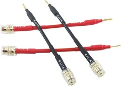 WJSTN Flex Pin Banana Plugs to 4mm Female Banana Jack Speaker Audio Adapter for