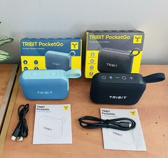 (2) Tribit PocketGo Portable Bluetooth Speakers (Blue/Black) – New Open Box!