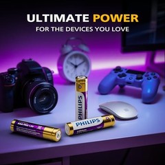 16 Pack 1.5V 1200mAh Philips AAA Lithium Triple A Ultra Long Lasting Batteries