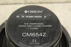 ORION 6.5 inch midrange CM654Z 1200 watt 400ohm audi speaker set