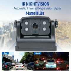 WiFi Magnetic Reversing Rearview Camera 720P 9600mA Wireless for iPhone/Android