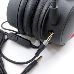 Plastic+Metal Cable Audio Cord Line for HyperX Cloud Mix Cloud Alpha Headphone