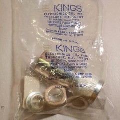 Kings RF Coaxial Connector 91836 ug-59e/u Military Grade NOS OEM Made In U.S.A.