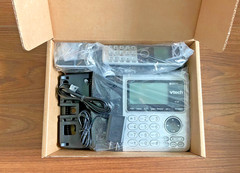 VTech CS6649 DECT 6.0 Expandable Corded/Cordless Phone with Answering System