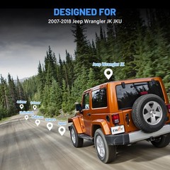 Safety License Plate Backup Reverse Camera for Jeep Wrangler JK JKU 2007-2018…