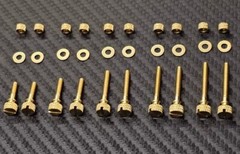 High End Premium Phono Screws Set NON-MAGNETIC Bronze M2.5 L=12-20mm