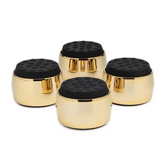 Knox Gear Subwoofer Isolation Feet (4-pack, Black/Gold)