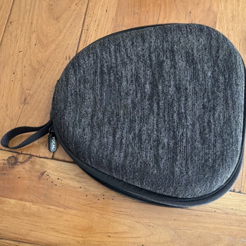 Focal Gray Headset Case for Focal Bathys,Zipper ClosureProtective Carrying Pouch