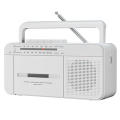 Portable Cassette Player Recorder Boombox with AM/FM Radio, AC or Battery Pow…
