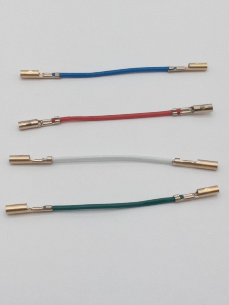 High Quality Cartridge Headshell Wires Leads Gold plated OFC Copper wire 1 Set