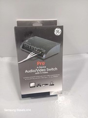 GE Pro 4-Device Audio/Video Switch, S-Video, Composite RCA, Model 38807