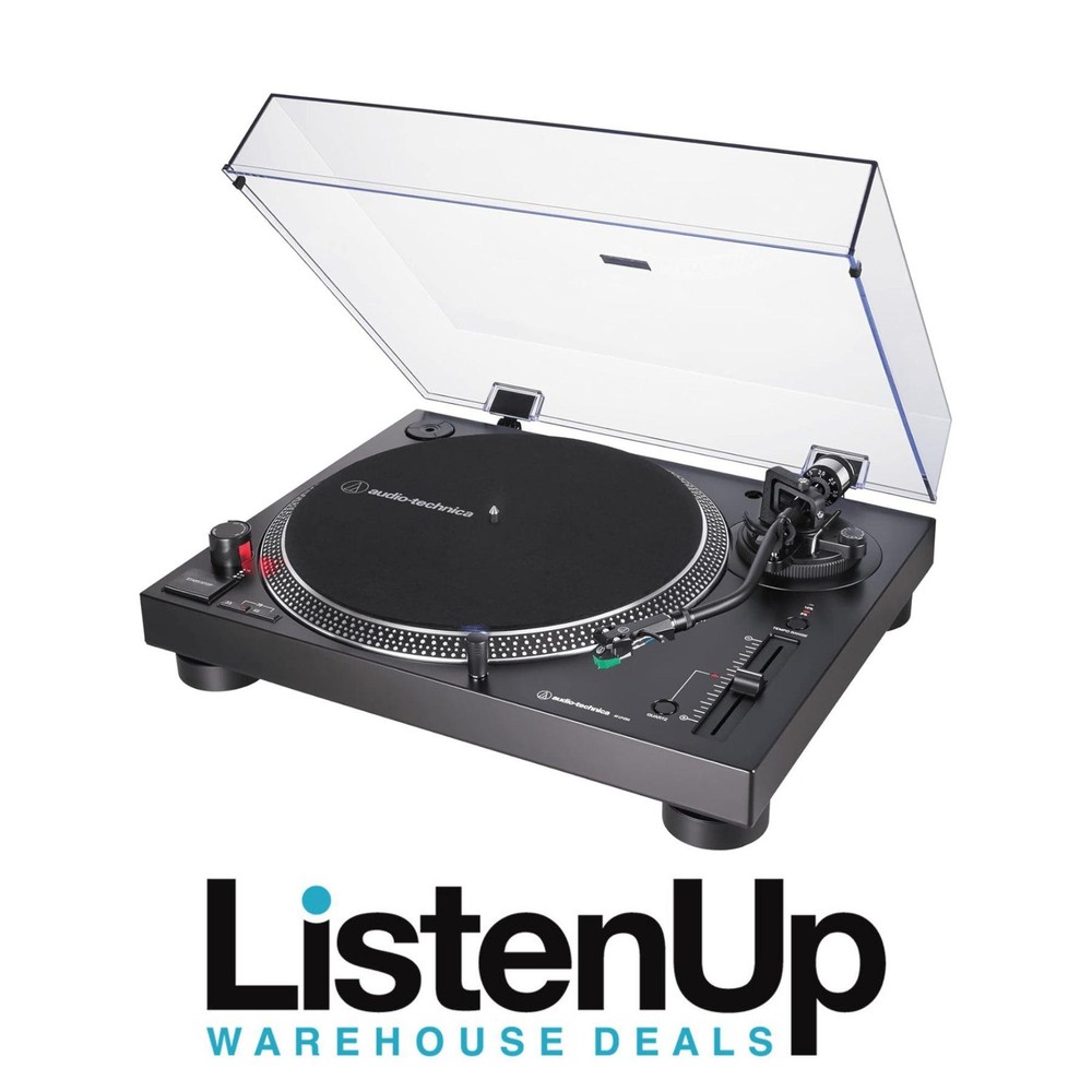Audio Technica AT-LP120XUSB Direct Drive Turntable (Analog & USB) – Black