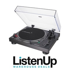 Audio Technica AT-LP120XUSB Direct Drive Turntable (Analog & USB) – Black