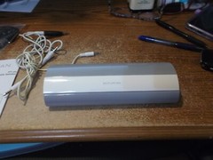 Accurian Speaker with AC Adapter, Several Jacks, Storage Case, Manual