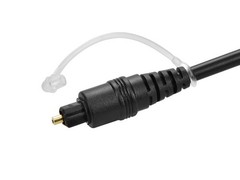 Monoprice S/PDIF Digital Optical Audio Cable, Toslink to Mini Toslink, 6ft