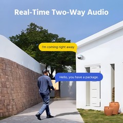 ANNKE 4K Dual Lens 180° View AI Color Night PoE Security IP Camera Two-Way Audio