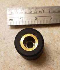 NEW old stock Video Pinch Roller for VCRs ~ 18mm x 17mm x 4mm