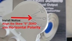 C-Band C238 Performance Plus Satellite LNBF 3.8-4.2 GHz 5G N78 N77 RED Filter