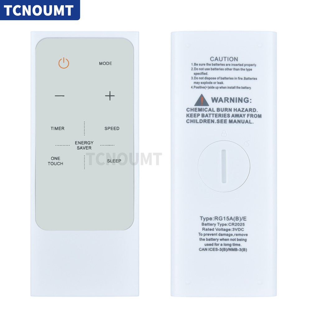 RG15A(B)/E Remote Control For Midea GE CL Magnavox Air Conditioner RG15A2(B)/E
