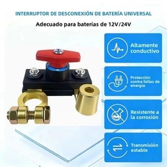 1Pcs Universal Battery Disconnect Switch 12V / 24V Cut Off Isolator for Cars RV