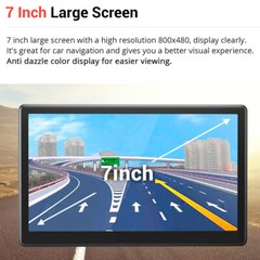 GPS Navigation For Car/Truck Touch Screen Maps w/ Spoken Direction 7″ 8G+256M US